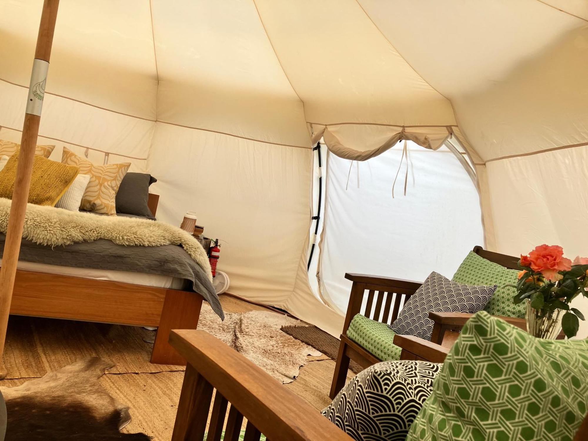 فندق Golden Bay Glamping تاكاكا المظهر الخارجي الصورة